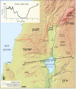 מפה מס' 1 – צפון ישראל