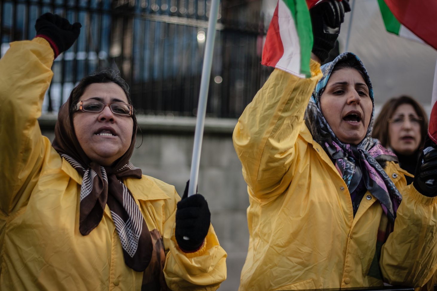Iranian Women Protesting