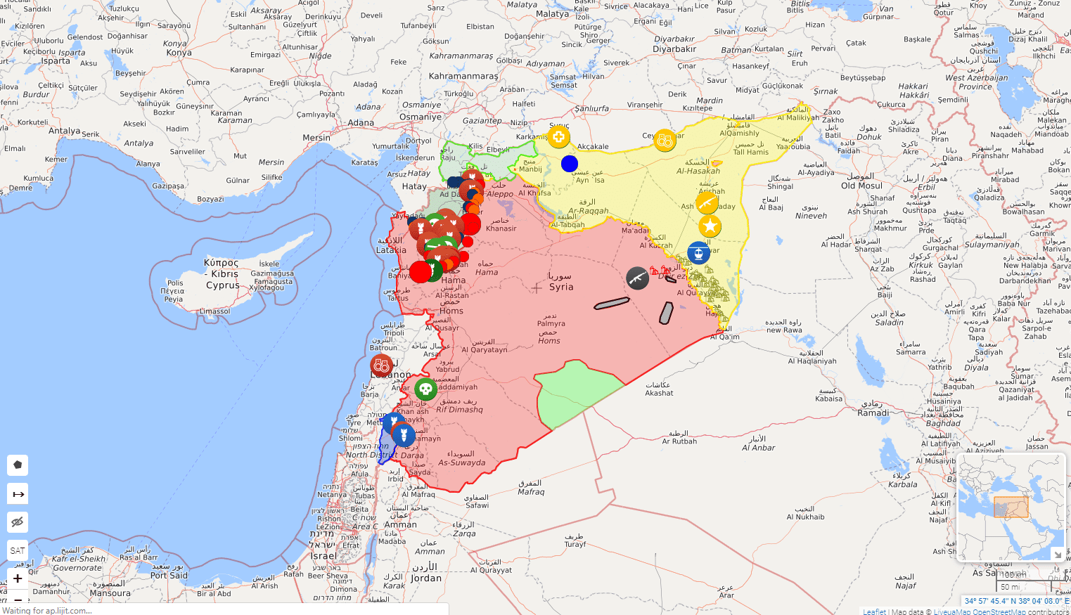 syrian map