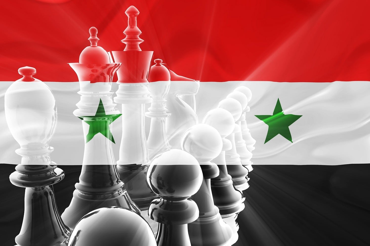 Flag Of Syria Wavy Business Strategy