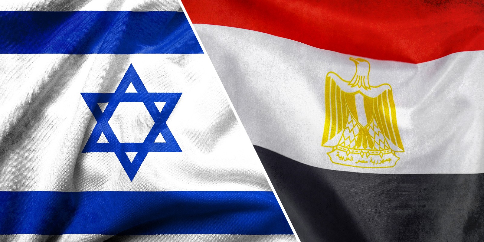 israel flag and egypt flag