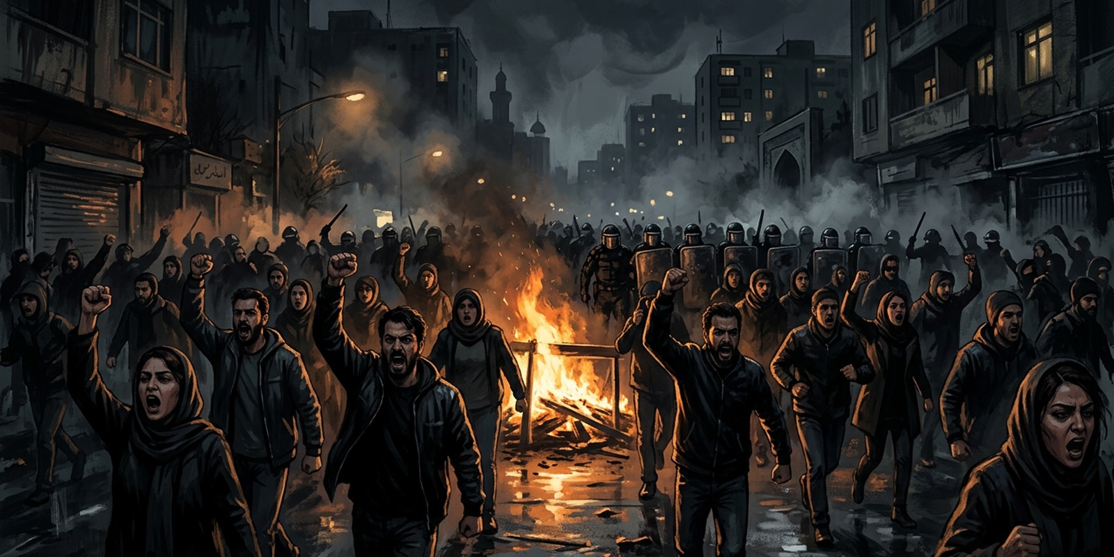 התסיסה המתרחבת נגד המשטר באיראן