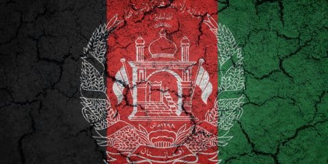 Afghanistan flag illustration