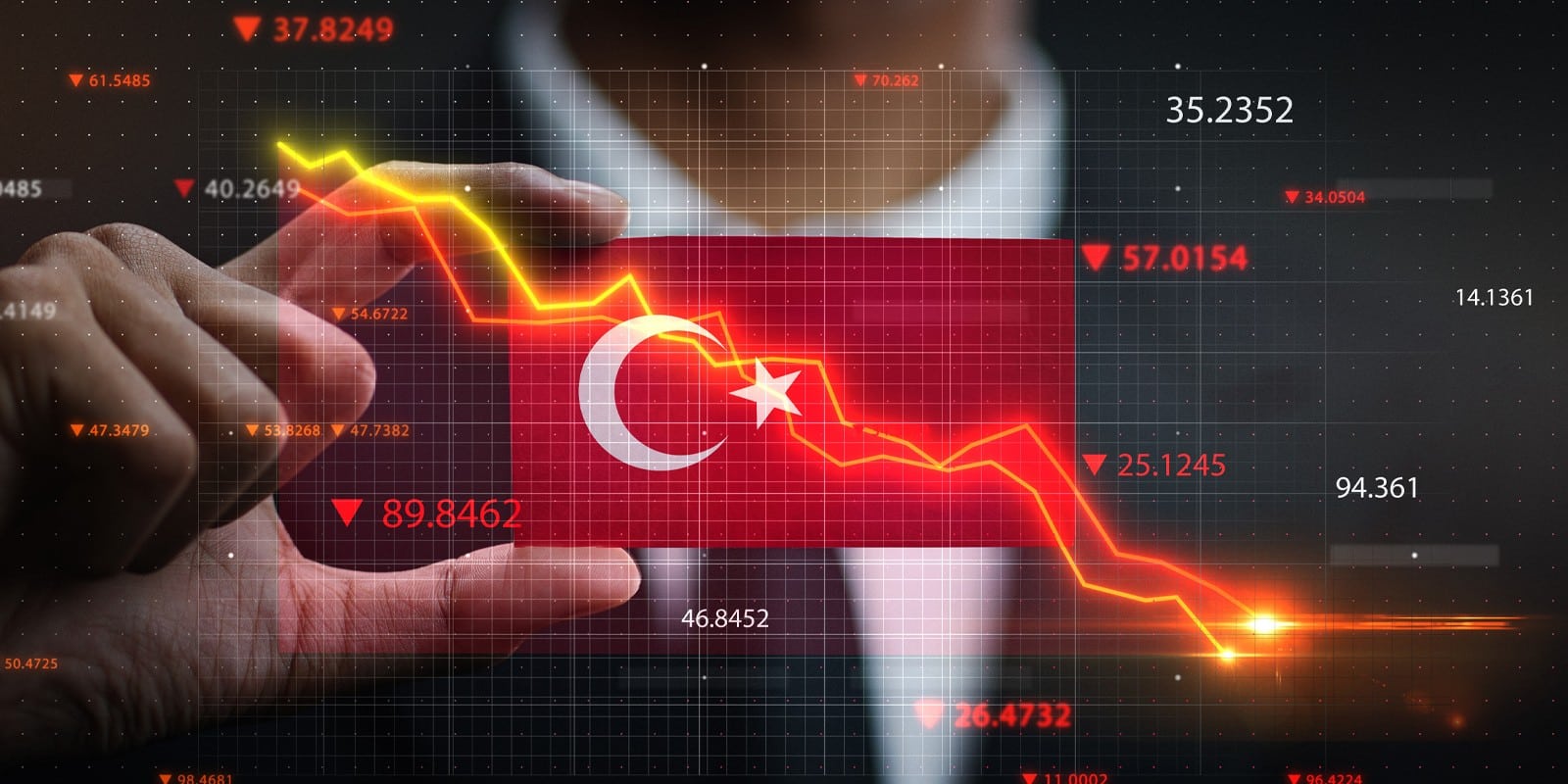 Turkey economy illustration