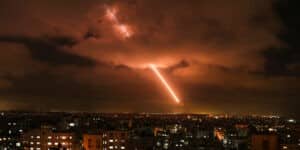Missiles from Gaza