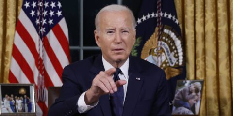 October 19, 2023, Washington, District of Columbia, USA: United States President Joe Biden delivers a prime-time address to the nation about his approaches to the conflict between Israel and Hamas