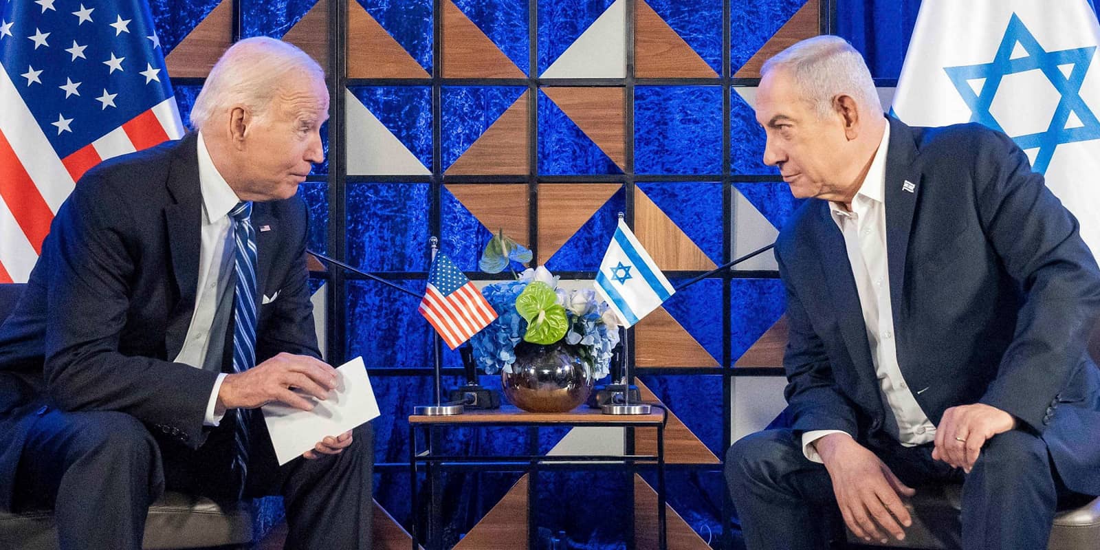 U.S President Joe Biden and Israeli Prime Minister Benjamin Netanyahu