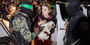 Hostages being released from Hamas
