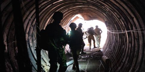 Hamas tunnel in Gaza
