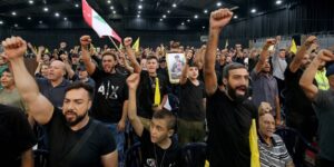 Beirut, Lebanon: Pro-Iranian Hezbollah supporters
