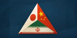 The Japan, China, Iran Triangle, illustration