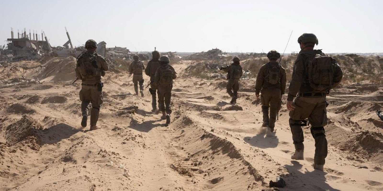 Soldiers in Gaza