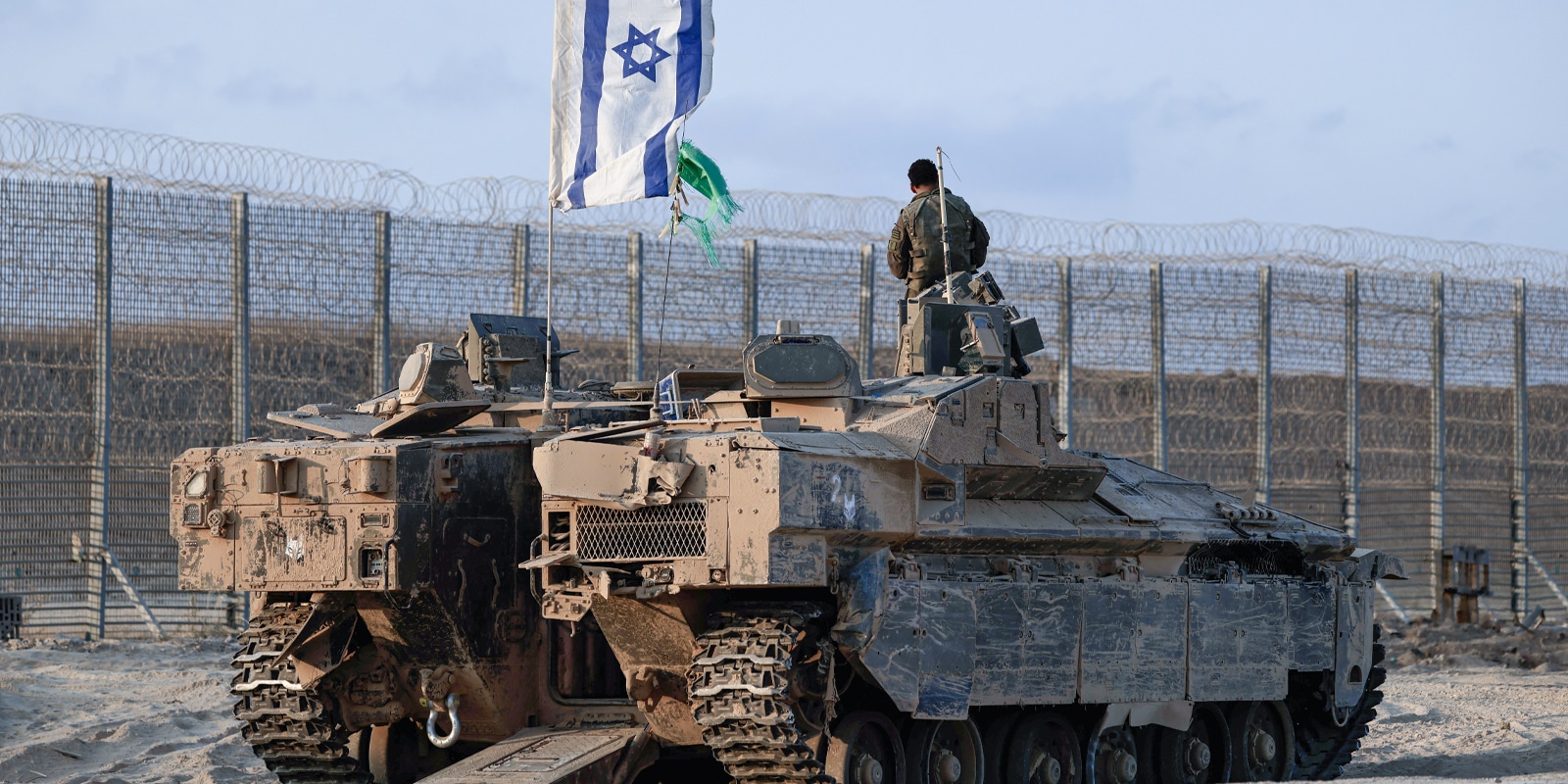 JUNE 3: Israeli military mobility continues along the border line of the Gaza Strip on June 3, 2025 in Israel.