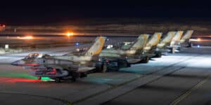 (250613) -- JERUSALEM, June 13, 2025 -- This photo issued by (IDF) on June 13, 2025 shows Israeli military aircraft preparing for airstrike operations in Iran. The strike was part of a broader operation launched by Israel early Friday, which targeted senior Iranian military commanders and multiple military facilities. Israeli Prime Minister Benjamin Netanyahu said the campaign was aimed at crippling Iran s nuclear infrastructure, missile production capabilities, and broader military capacity. (IDF Handout via Xinhua) (SpotNews)ISRAEL-IDF-AIRSTRIKE-PREPARATION-IRAN IsraelxDefensexForces