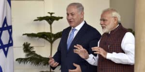 Indian PM Narendra Modi Meets Israeli PM Benjamin Netanyahu