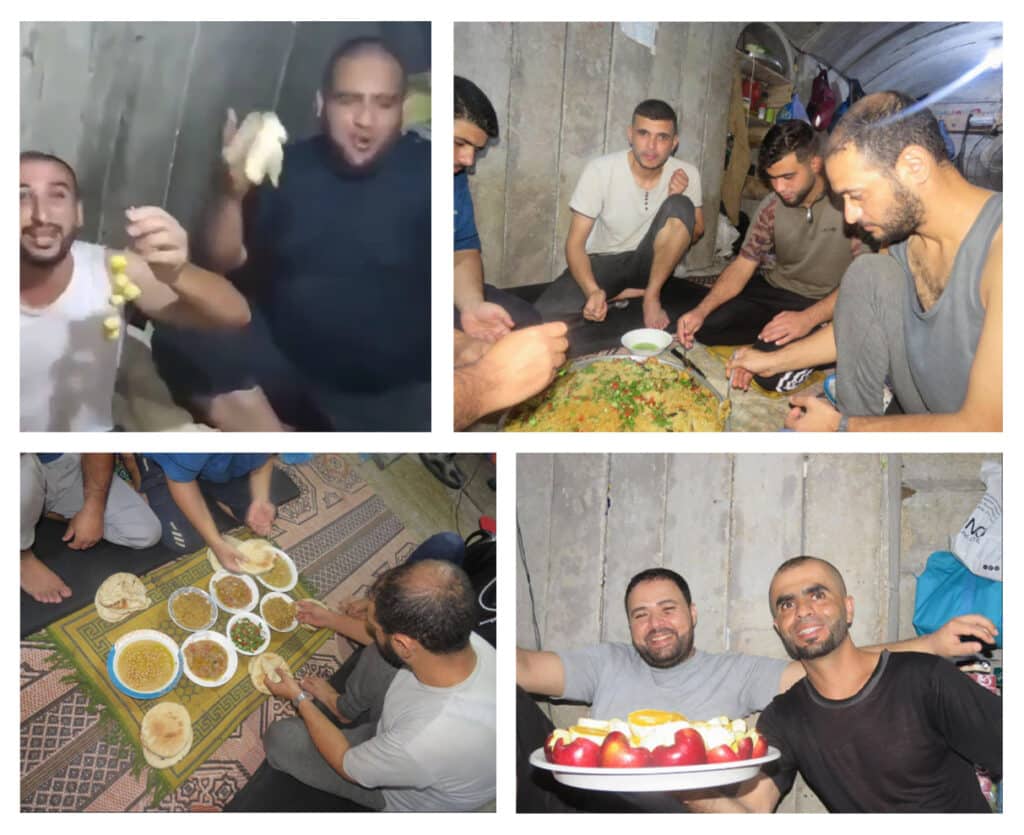 Hamas operatives inside Gaza’s tunnels