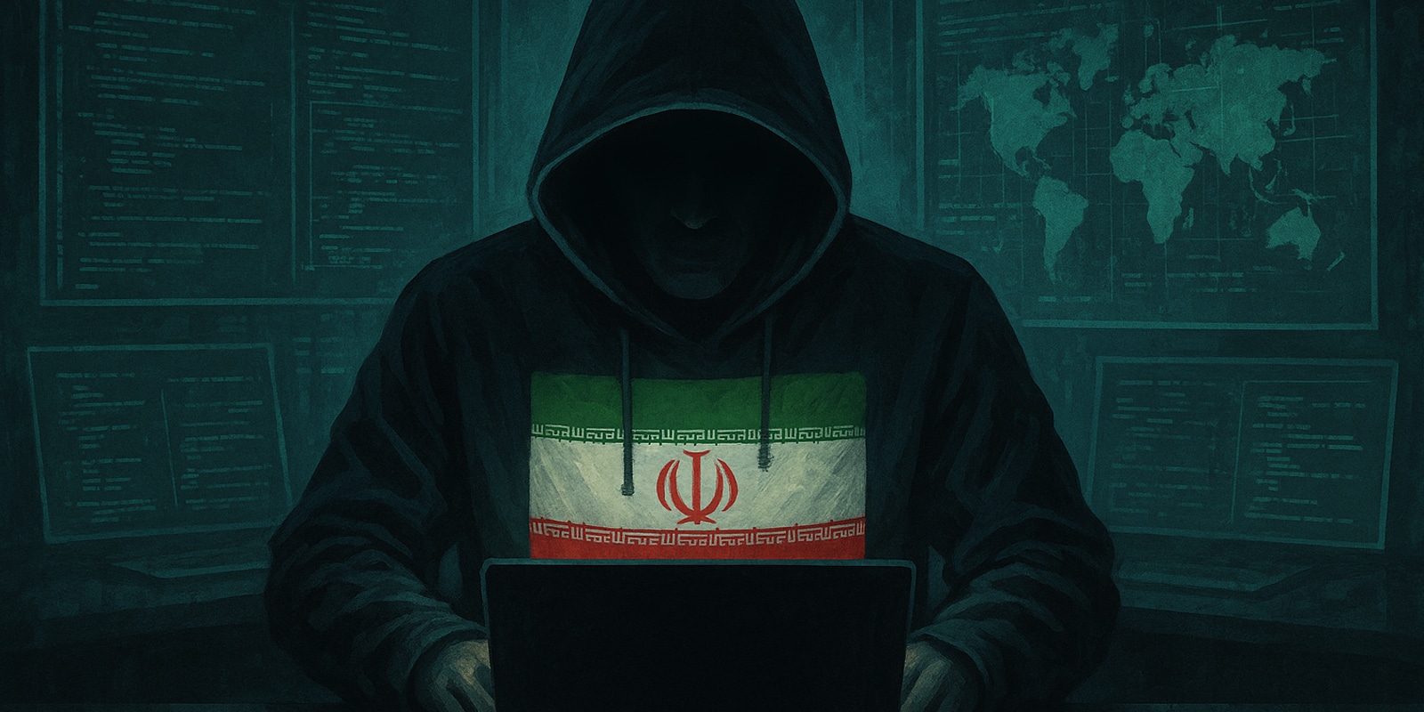 Iran cyber illustration