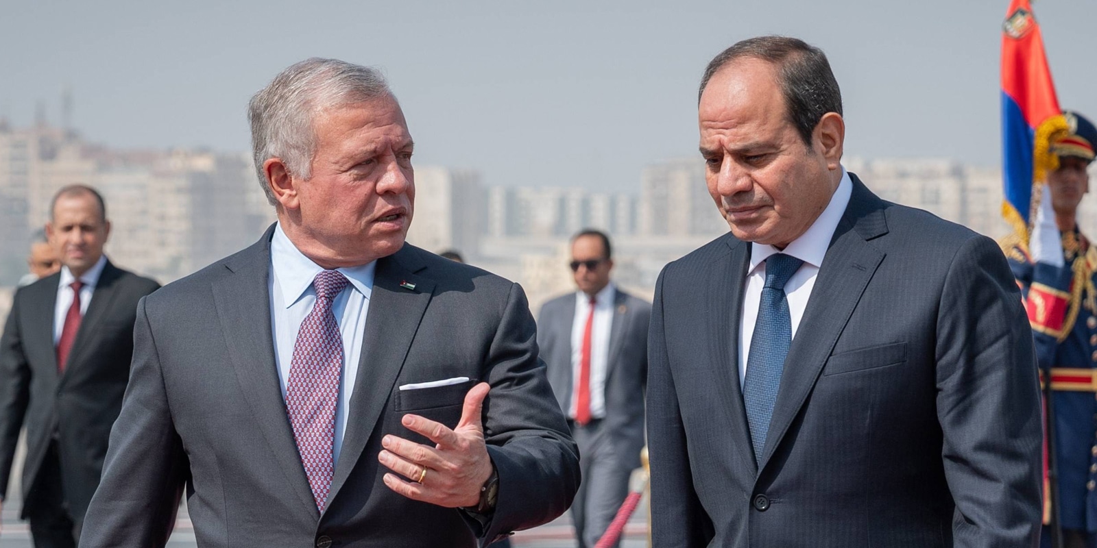 Egyptian President Abdel-Fattah al-Sisi meets with King of Jordan Abdullah II in Cairo, Egypt