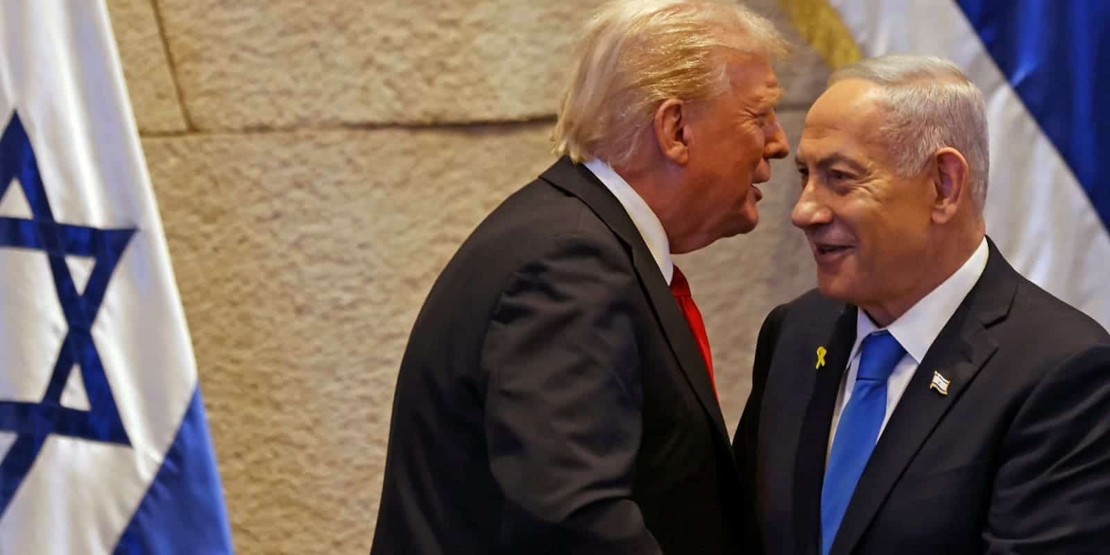 בנימין נתניהו ונשיא ארצות הברית דונלד טראמפ