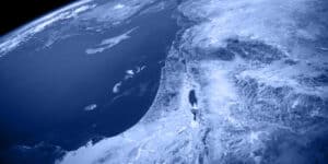 Israel satellite view