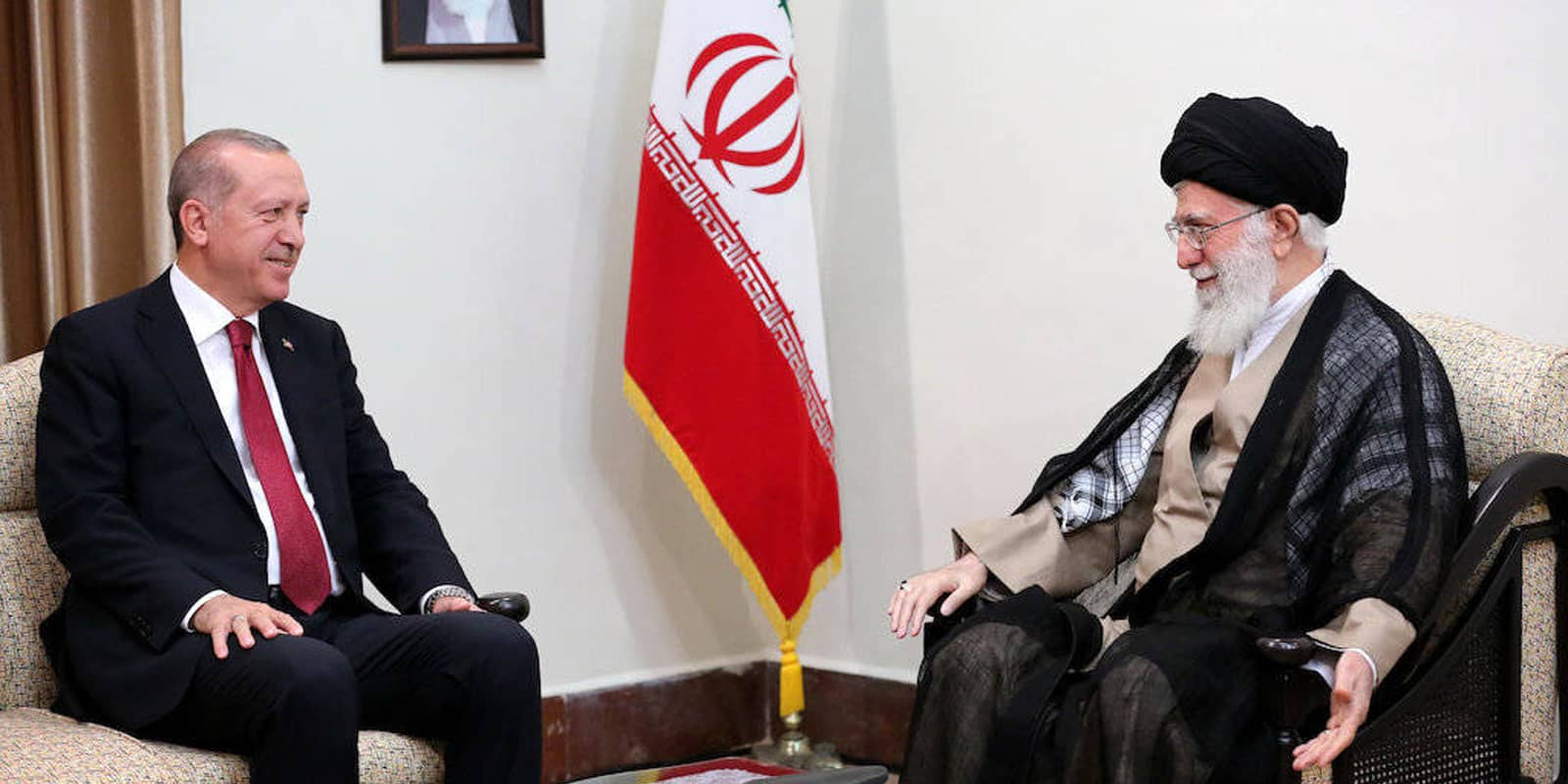 Erdogan meets Iran s religious leader Khamenei TEHRAN, IRAN - SEPTEMBER 7: (----EDITORIAL USE ONLY – MANDATORY CREDIT - IRAN S RELIGIOUS LEADER PRESS OFFICE HANDOUT - NO MARKETING NO ADVERTISING CAMPAIGNS - DISTRIBUTED AS A SERVICE TO CLIENTS----) President of Turkey Recep Tayyip Erdogan (L) meets Iran s religious leader Ayatollah Ali Khamenei (R) after the trilateral summit between Turkey, Iran and Russia on September 7, 2018 in Tehran, Iran. Tahran Iran. Editorial use only. Please get in touch for any other usage. Copyright: x2025xAnadoluxIran sxLeaderxPressxOfficex
