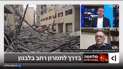 בדרך לתמרון רחב בלבנון