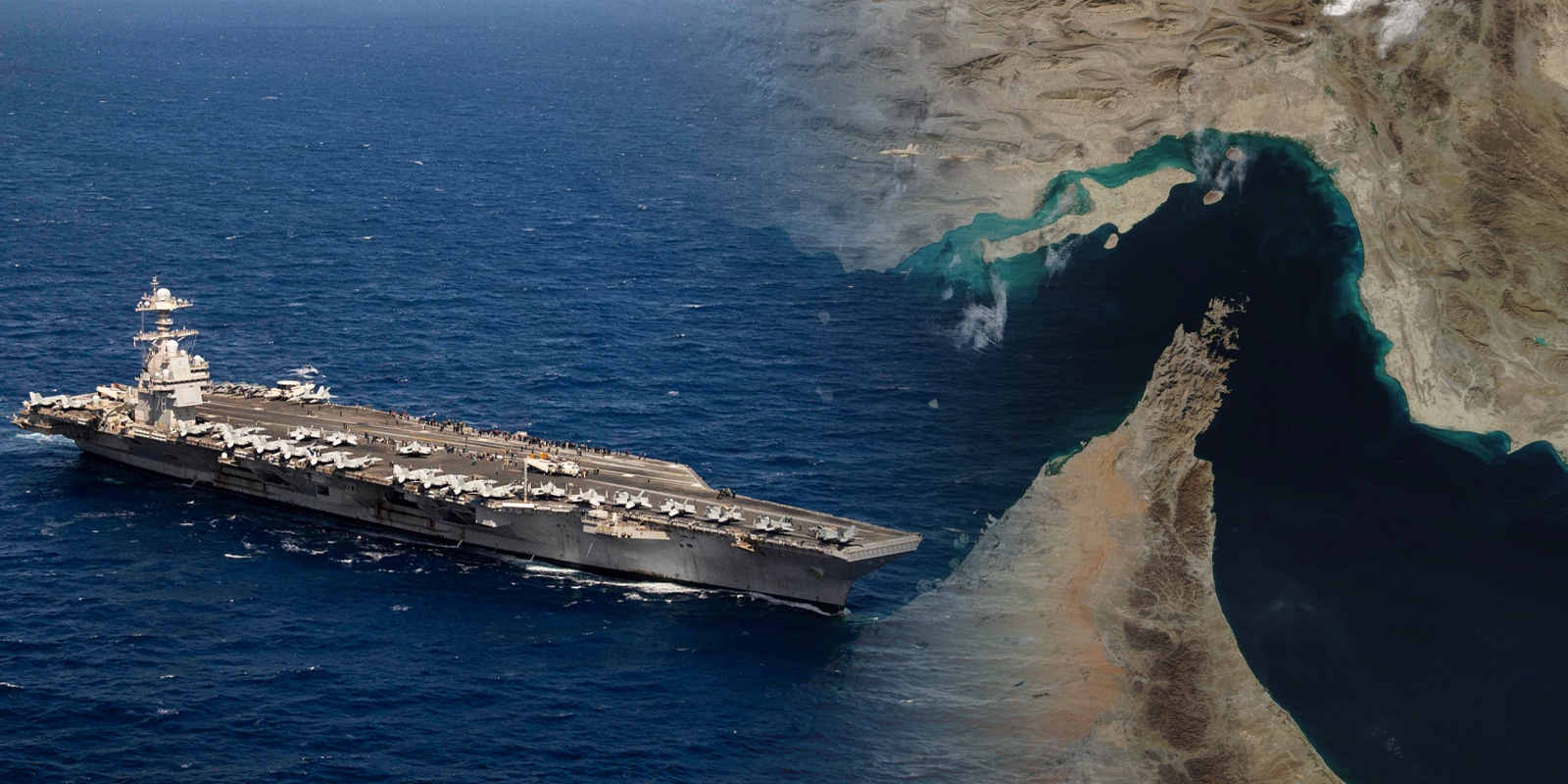 Strait of Hormuz and Uss Gerald R Ford