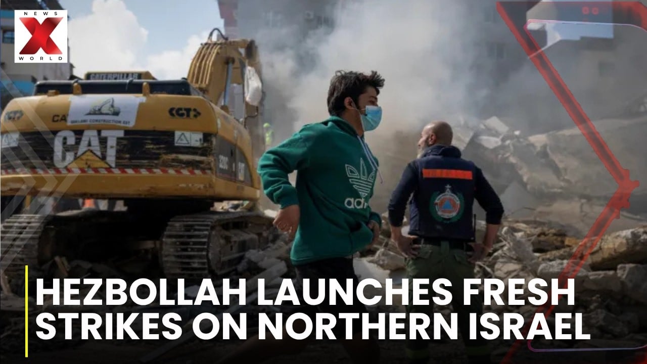Hezbollah launches fresh missile and drone strikes on Israeli military positions in north