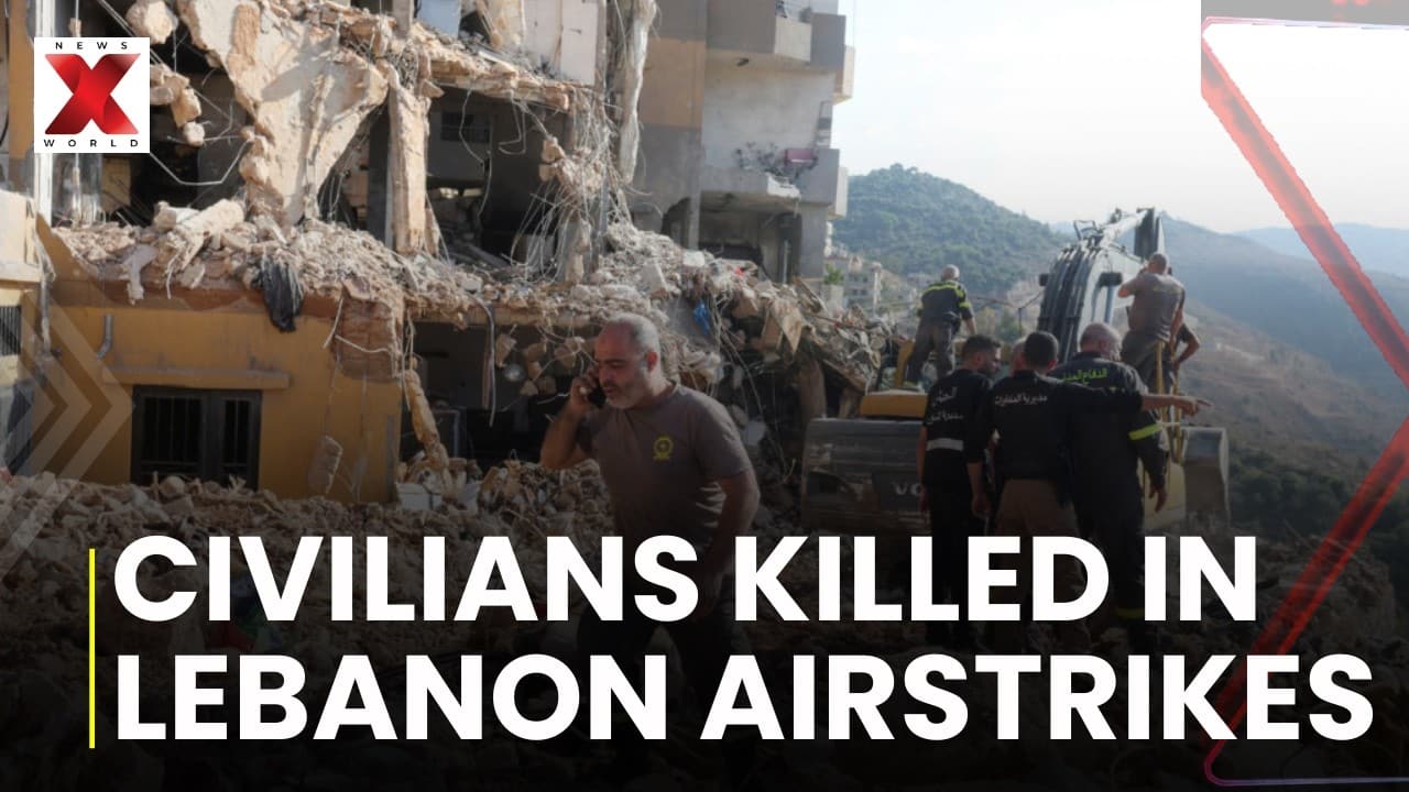 Israel Strikes Lebanon Killing Civilians Near Hospital And Southern Villages