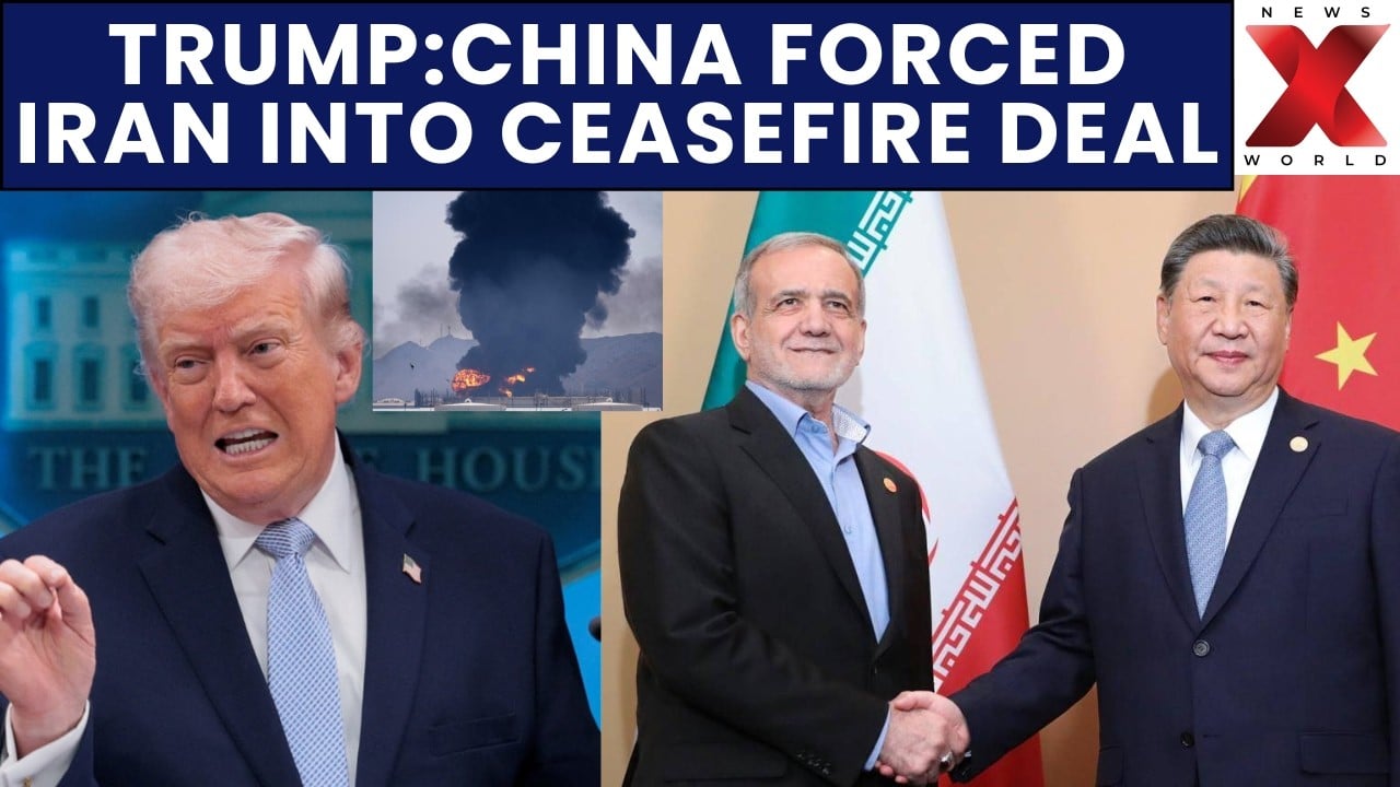 Trump Says China Pushed Iran Into Ceasefire After Hormuz Crisis | NewsX World
