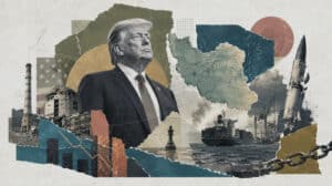 Trump Iran illustration