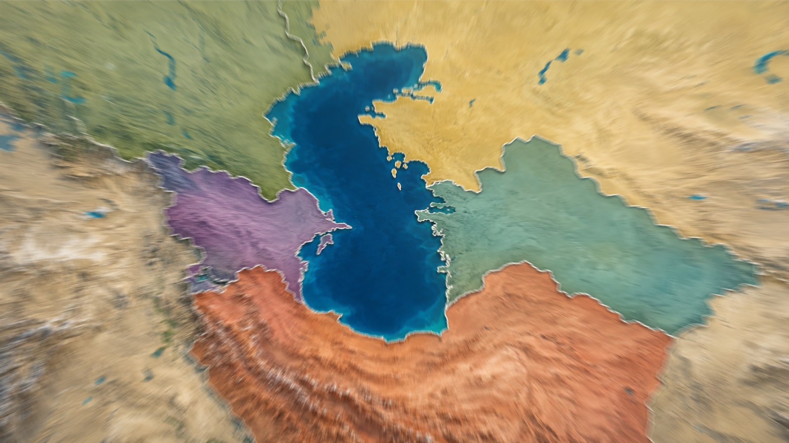Caspian Sea Map View