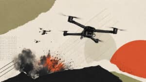 Drawn attack illustration