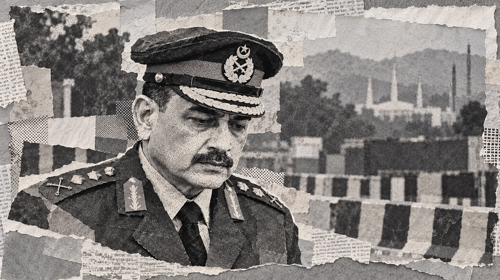 Asim Munir AI illustrarion
